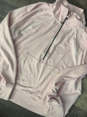 Danskin Pale Pink Half-Zip Pullover